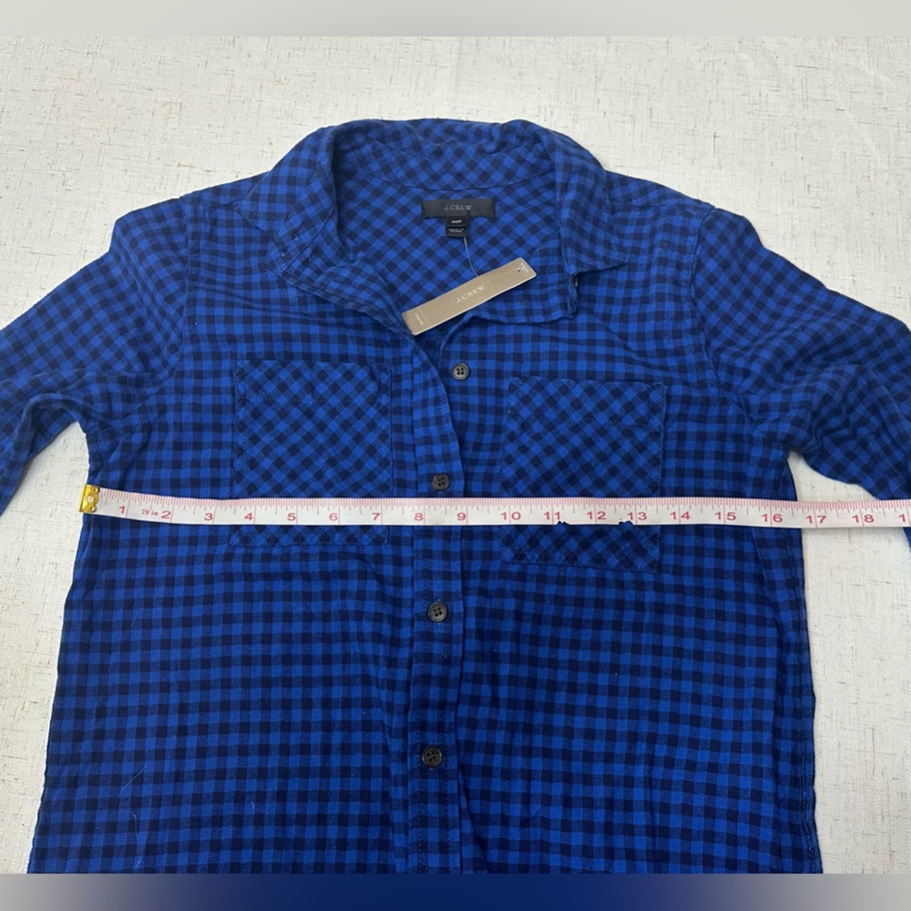 J. Crew Blue Button Down Shirt - Picture 7 of 11